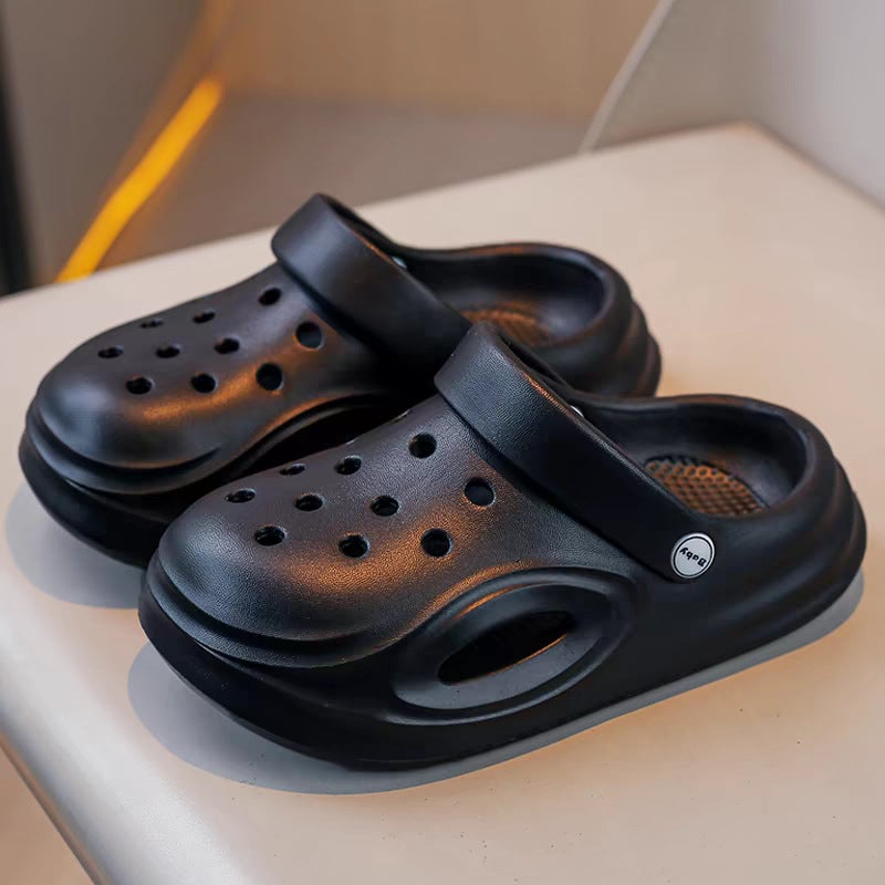 Summer Children'S Clogs For Boys And Girls, Indoor And Outdoor Wear, Children'S Slippers, Non-Slip Girls' Closed-Toe New Baby Slippers - Image 1