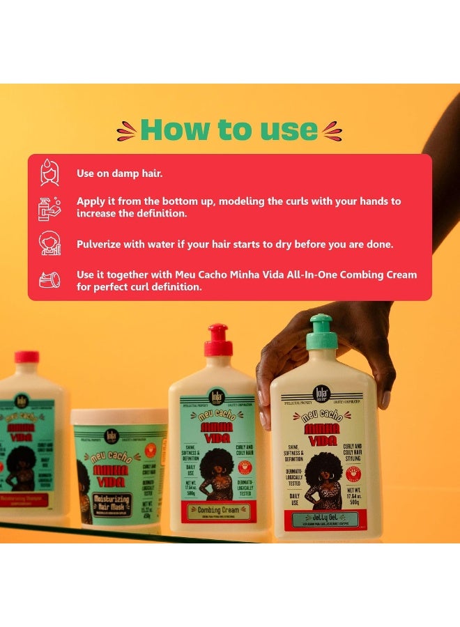 Lola from Rio جل تحديد التجاعيد مع زبدة الشيا وزيت الجوجوبا - يوفر تثبيت قوي وطويل الأمد مع قشرة تحبس الرطوبة وتكافح التجاعيد (250 جرام) - Image 5