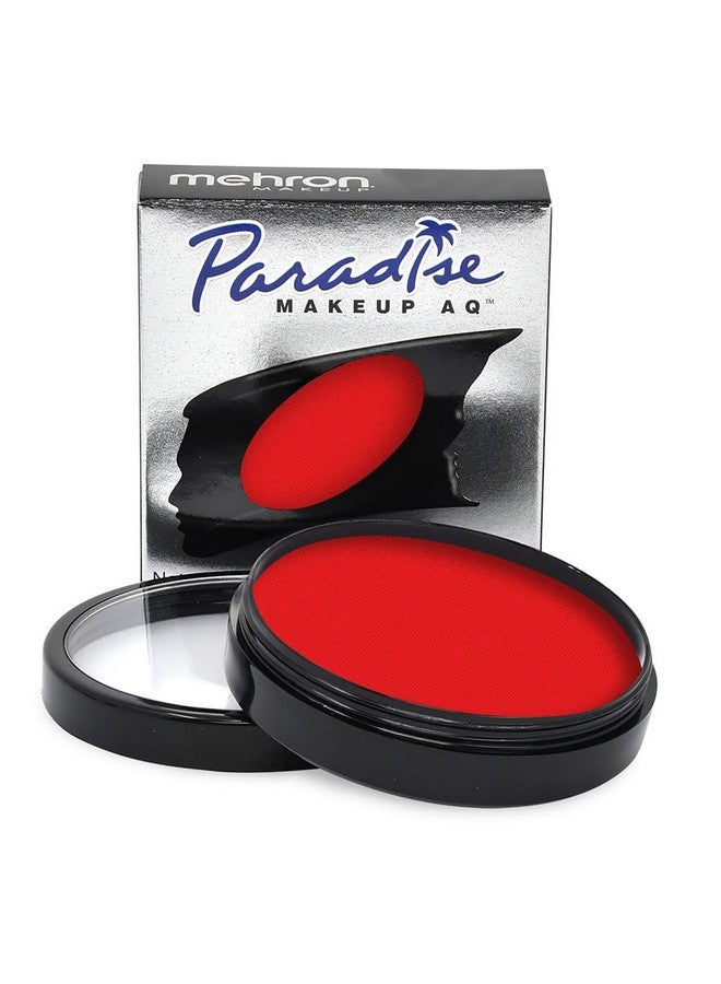 ميهرون ألوان الوجه والجسم AQ من Mehron Makeup Paradise Makeup (1.4 أونصة) (Vulcan - أحمر نيون/وردي UV) - Image 1