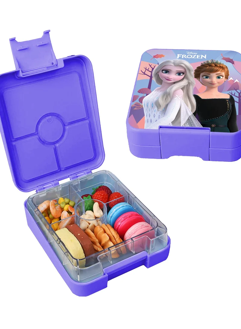 Disney Frozen Bento Snack Box – Disney Princess Elsa &amp; Anna Design – Compact &amp; Colorful Snack Container for Kids