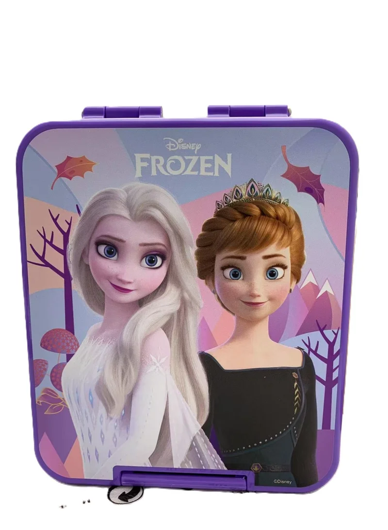 Disney  Frozen Bento Snack Box – Disney Princess Elsa & Anna Design – Compact & Colorful Snack Container for Kids for Women | Best Price UAE