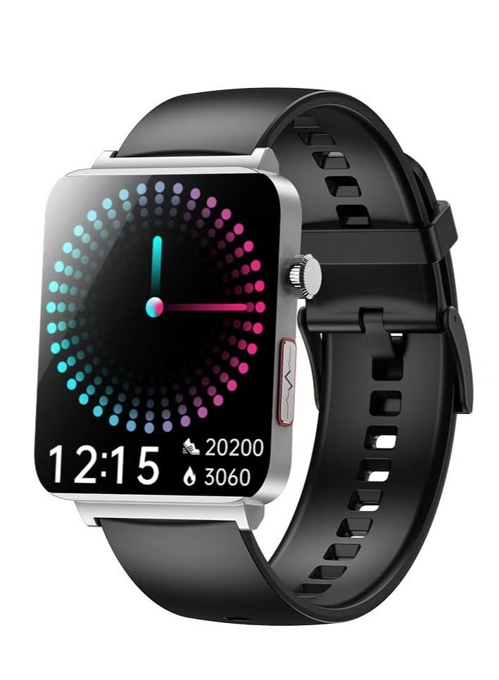 إيفرين ساعة إيفرين الذكية KS03PRO، شاشة لمس ملونة، 1.96 بوصة، بلوتوث، تخطيط كهربية القلب، نبضات القلب، عن بُعد، أندرويد 8.0، أبل 11، بطارية 250 مللي أمبير/ساعة، بلوتوث 5.3