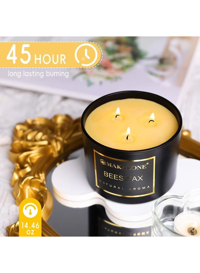 MAKALONE Beeswax jar Candles-Black - Image 2