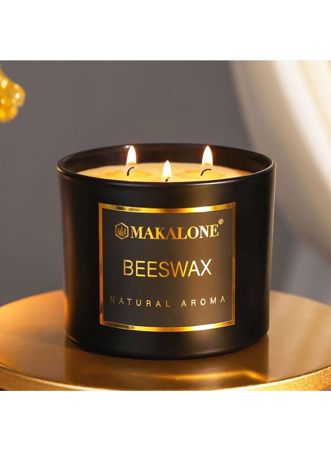 MAKALONE Beeswax jar Candles-Black - Image 1