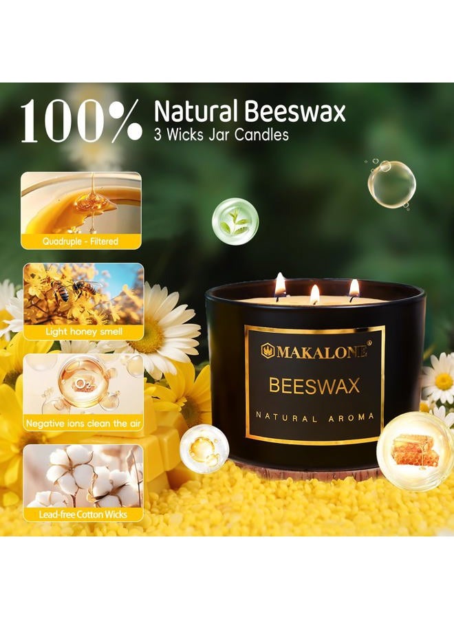 MAKALONE Beeswax jar Candles-Black - Image 3