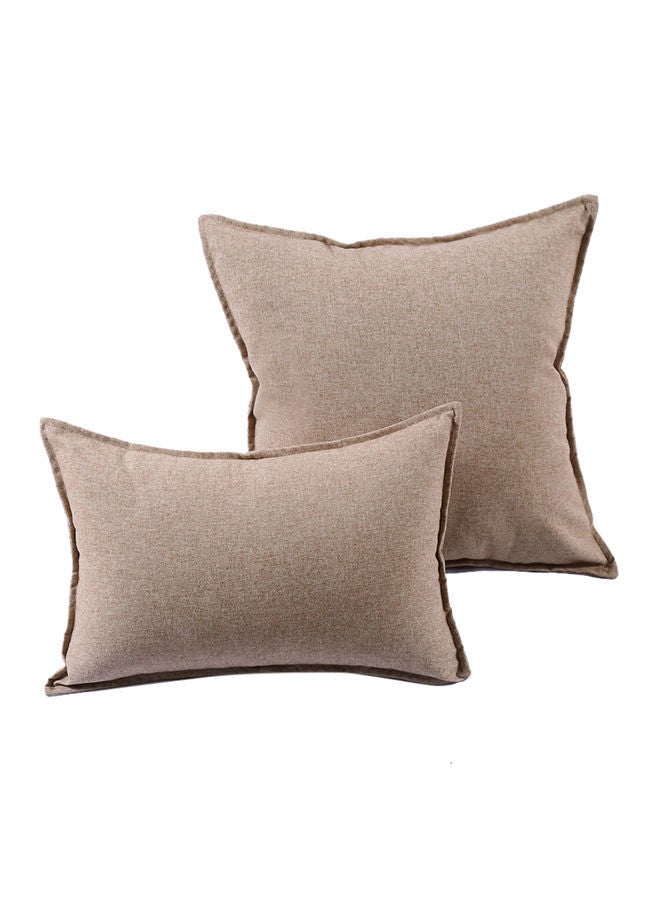 NIBEMINENT Decorative Cushion Cover Beige 45x45centimeter