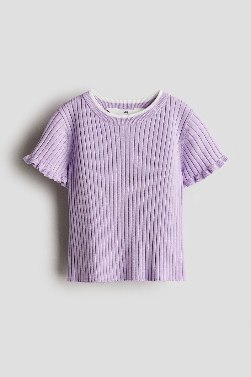 H&M Rib-Knit Top - Image 1