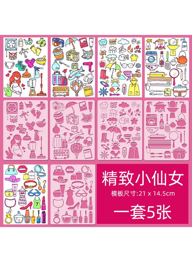 Bluejw Ll Growth Manual Decoration Material Suit Template Hand Account Journal Simple Homemade Small Fresh Cartoon Sticker - Image 1