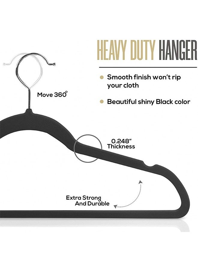 Arabest 50 Non-slip Slim Hangers, Space-Saving, Suitable for Jackets/Suits/Shirts and Pants  - Image 2