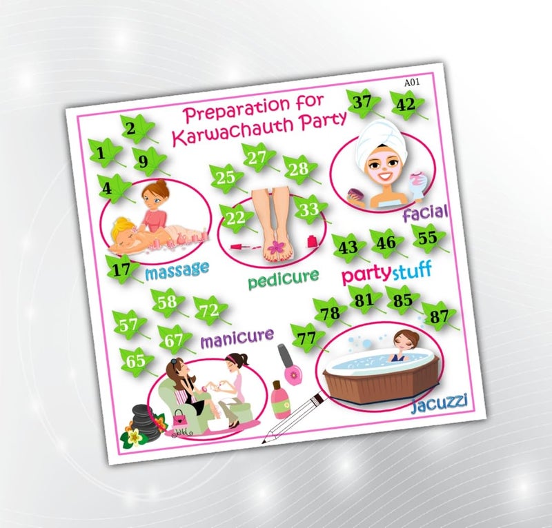 PartyStuff لعبة تامبولا - كارفا تشاث سبا الاستعداد كوكوبا 2 (18 قطعة) - Image 1