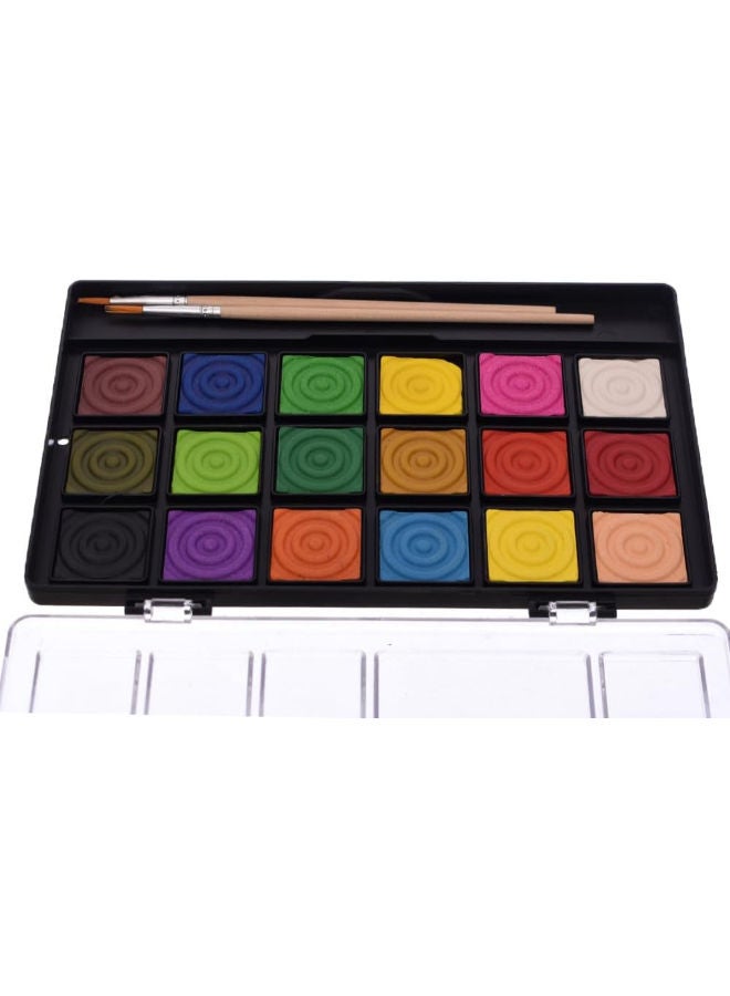 YALONG Watercolour Powder, Spiral | 18 Colors - Image 2