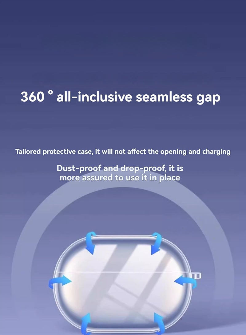 حافظة سماعات شفافة تناسب Huawei FreeBuds Pro 4، غطاء TPU مضاد للصدمات - Image 3