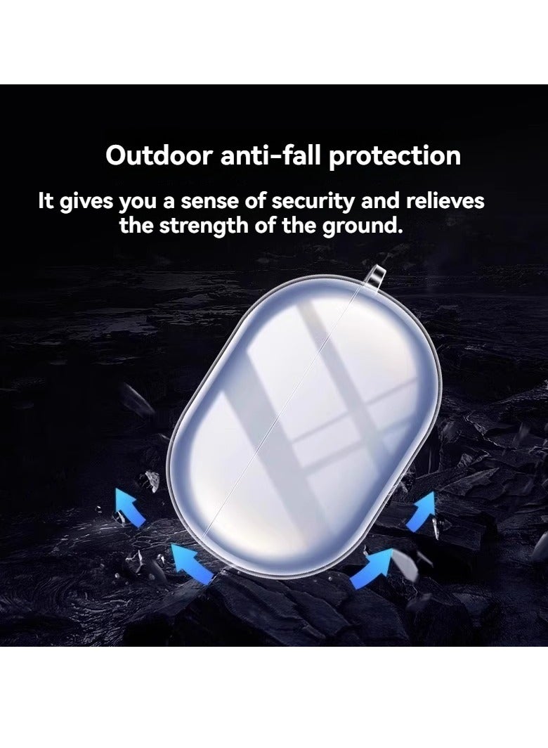 حافظة سماعات شفافة تناسب Huawei FreeBuds Pro 4، غطاء TPU مضاد للصدمات - Image 5