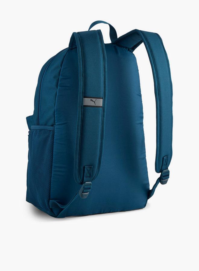 PUMA Logo Print Backpack For Kids 5-13 Years With Padded Straps - Image 3