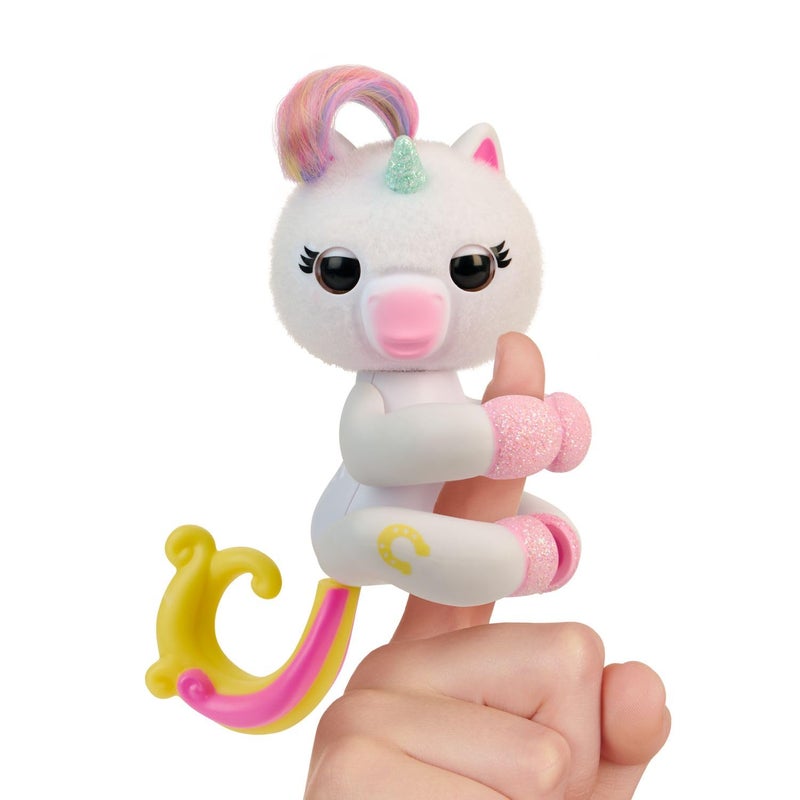 Fingerlings 2023 New Interactive Baby Unicorn Reacts to Touch 70 Sounds Reactions Lulu White - Image 2