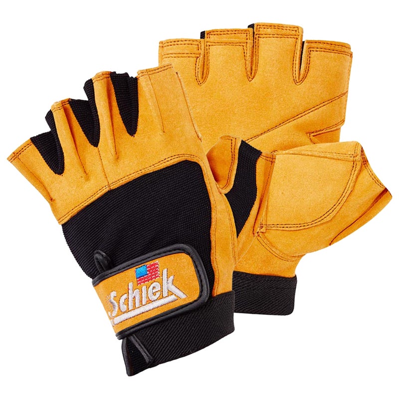 Schiek Sport Model 415 Power Lifting Fingerless Glove Long Lasting Weight Lifting Grip Gloves