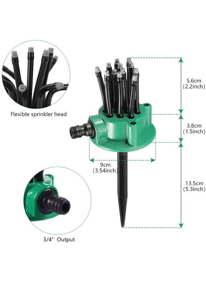 EasyLife Adjustable Flexible Lawn Irrigation Water Sprinkler For Gardening - Image 2