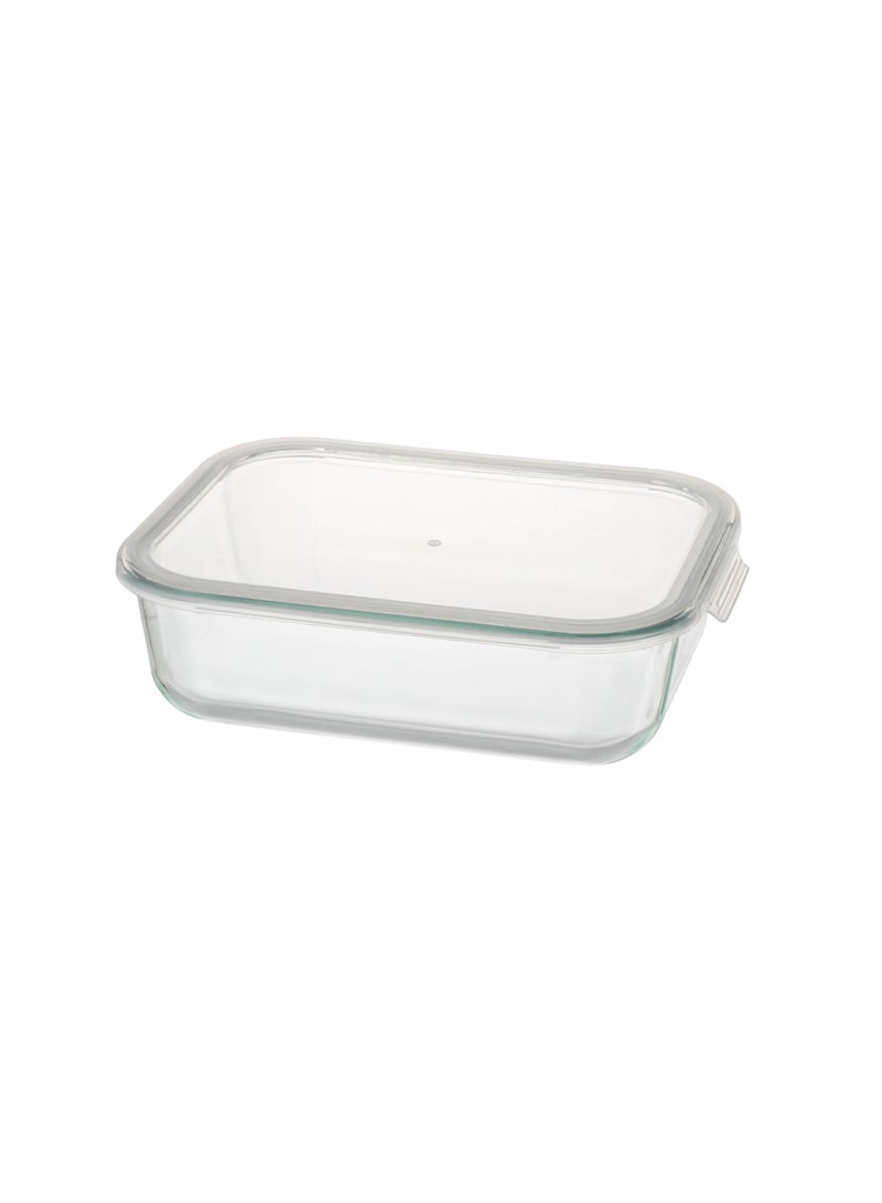 Mirolex Oven tray and glass food container with plastic lid - Image 2