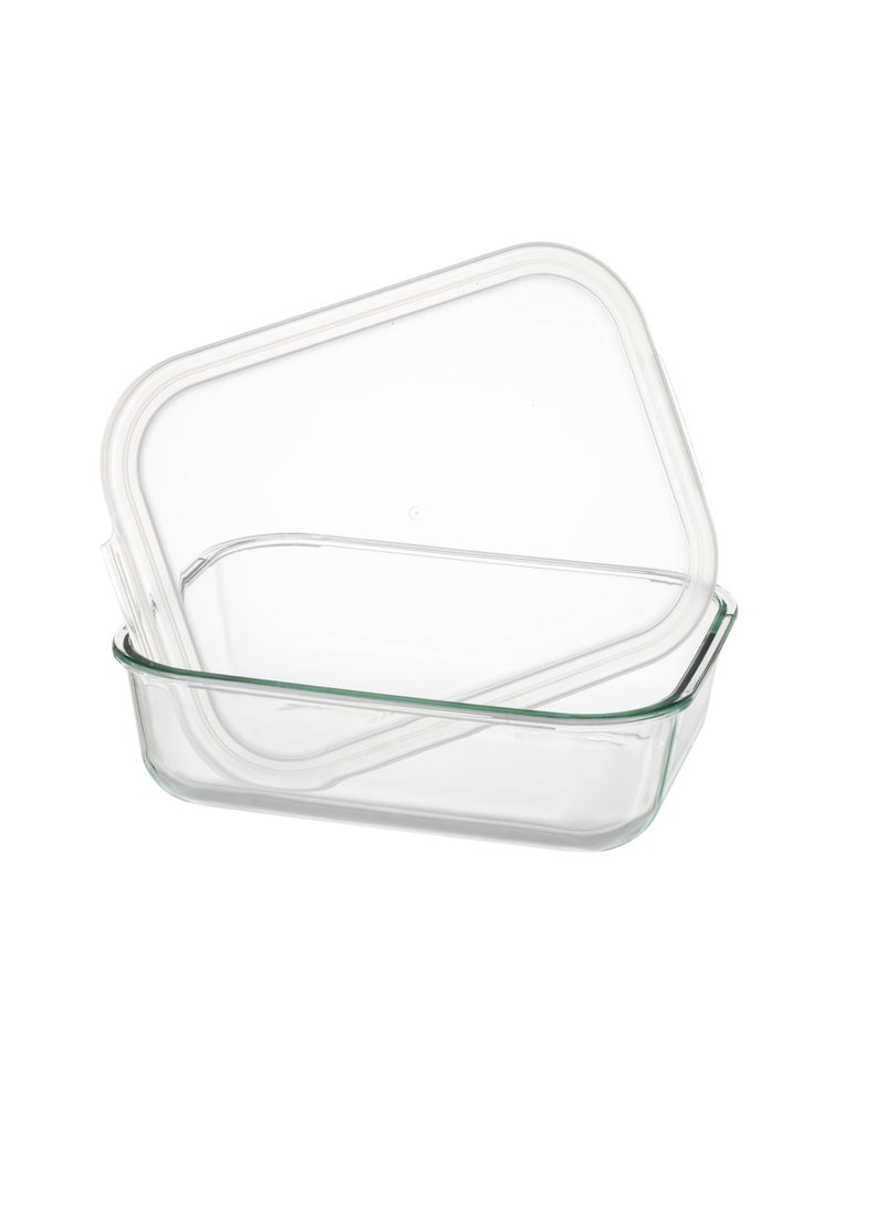 Mirolex Oven tray and glass food container with plastic lid - Image 4