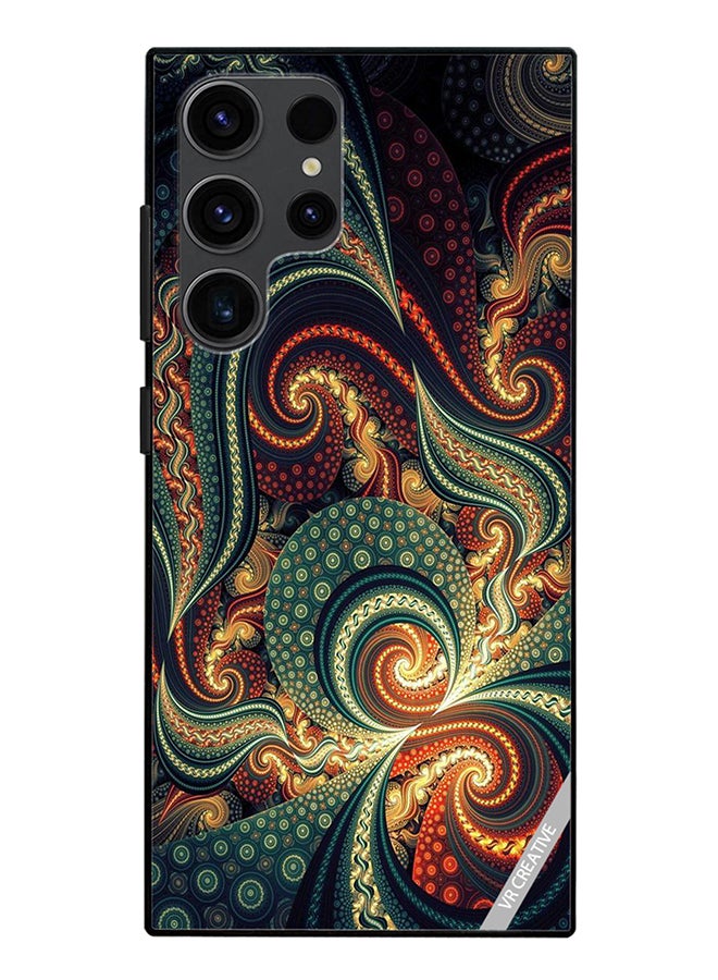 VR CREATIVE Protective Case Cover For Samsung Galaxy S24 Ultra Pastel Green Design Multicolour - Image 1