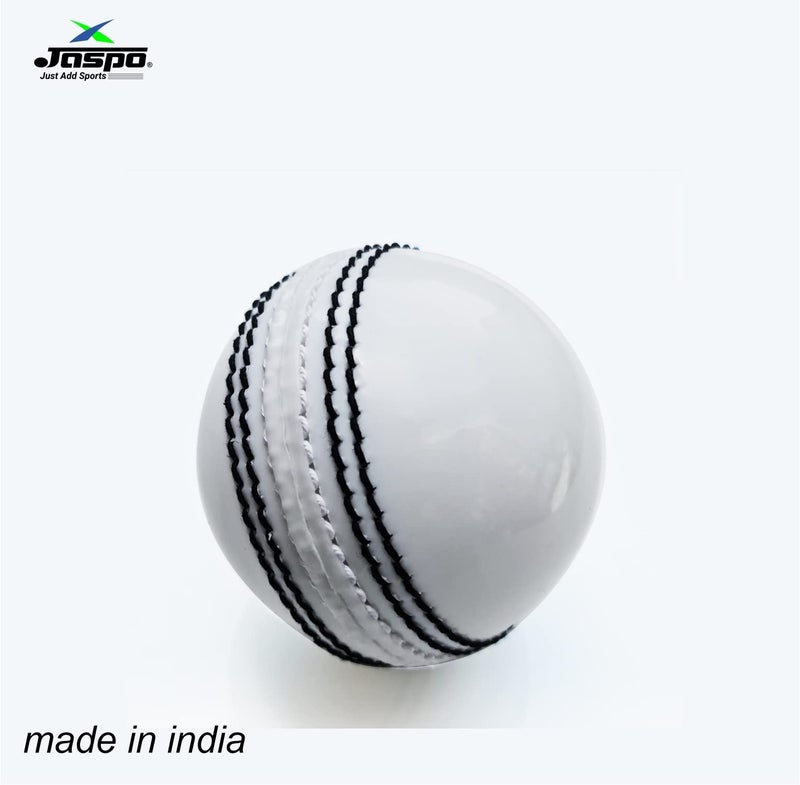 jaspo IncrediBall Soft T20 Cricket Training Ball-1 Ball Indoor/Outdoor Play and Cricket Practice (229 cm Circumference), PVC Material, Colour- White - Image 3