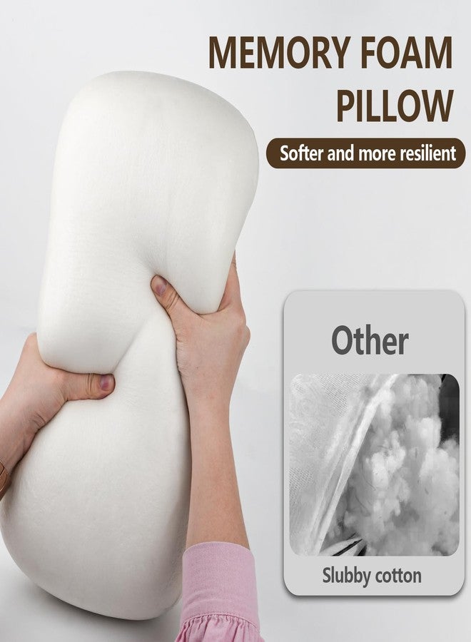 Demine Head Recliner Pillow, Memory Foam Headrest Pillows for Recliner Chairs, Non-Slip Headrest Cushion for Neck Pain Relief, Neck Support Pillow for Travel Home Sofa Armchair (Grey) - Image 5