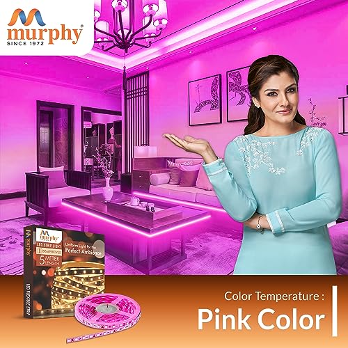 Murphy 25W LED Strip 2835 Cove Light 5 Metre (Pink, Pack of 1) with Driver - Image 4