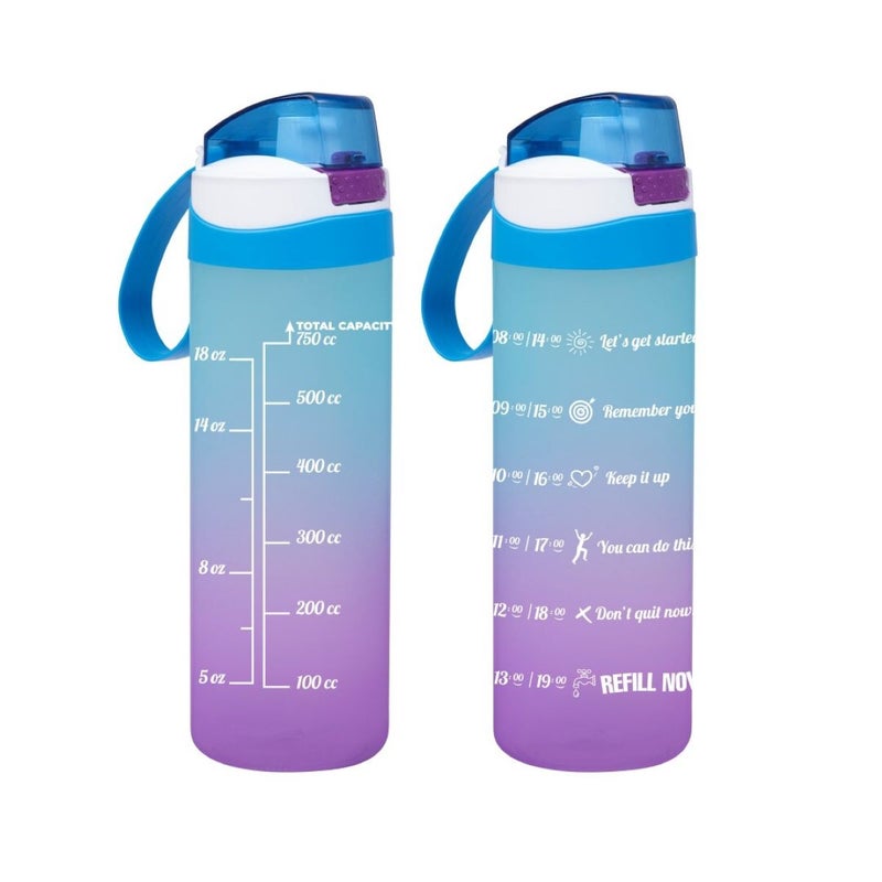 Herevin 750 cc Double Coloured Water Bottle-PC-160-Special Polybag - Image 1