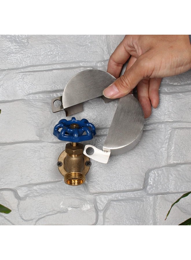 TEMEILI ABC Outdoor Faucet Lock with Padlock - Child Proof Outdoor Faucet Lock - Image 2