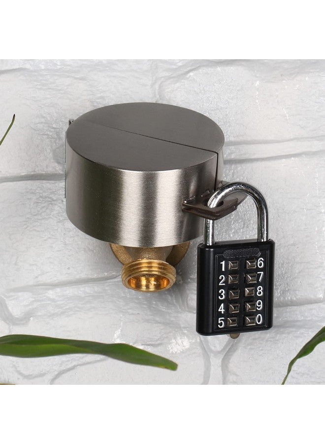 TEMEILI ABC Outdoor Faucet Lock with Padlock - Child Proof Outdoor Faucet Lock - Image 1