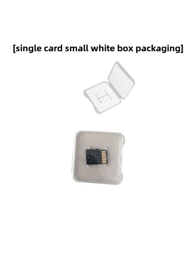 ماركة غير محددة بطاقة ذاكرة MicroSD/TF عالية السرعة 16 جيجا، أداة قيادة 32 جيجا، هاتف محمول 64 جيجا، كاميرا 128 جيجا، مراقبة 256 جيجا - اللون: صندوق أبيض صغير، بطاقة واحدة - السعة: 32 جيجابايت - سرعة عالية -C10  - Image 1
