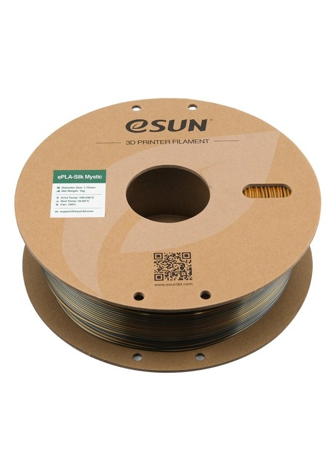 eSUN ePLA-Silk Mystic Gold Green Black 1.75mm, 1Kg/P-Roll  - Image 2