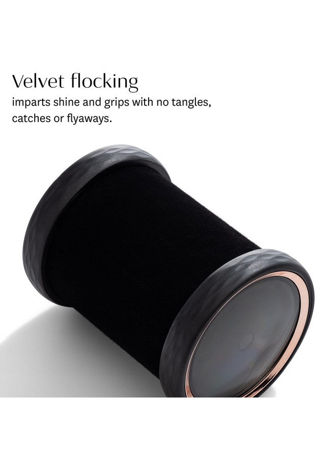 T3 - Volumizing Hot Rollers Luxe (2 Ct.) | Hair Curlers And Volumizers For All Hair Lengths | Pairs With T3 Volumizing Hot Rollers Luxe Set,Black, 1.50 Inch (1.50 Inch (2 Pack) - Image 3