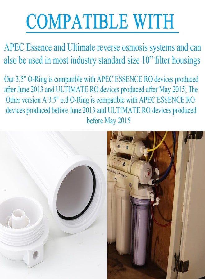 Eiahonen 3.5" OD Water Filter O-Ring for Reverse Osmosis Water Filter Housings, Replacement for ROES-50 Water Filter O-Ring Accessories (3 Pack) - Image 4