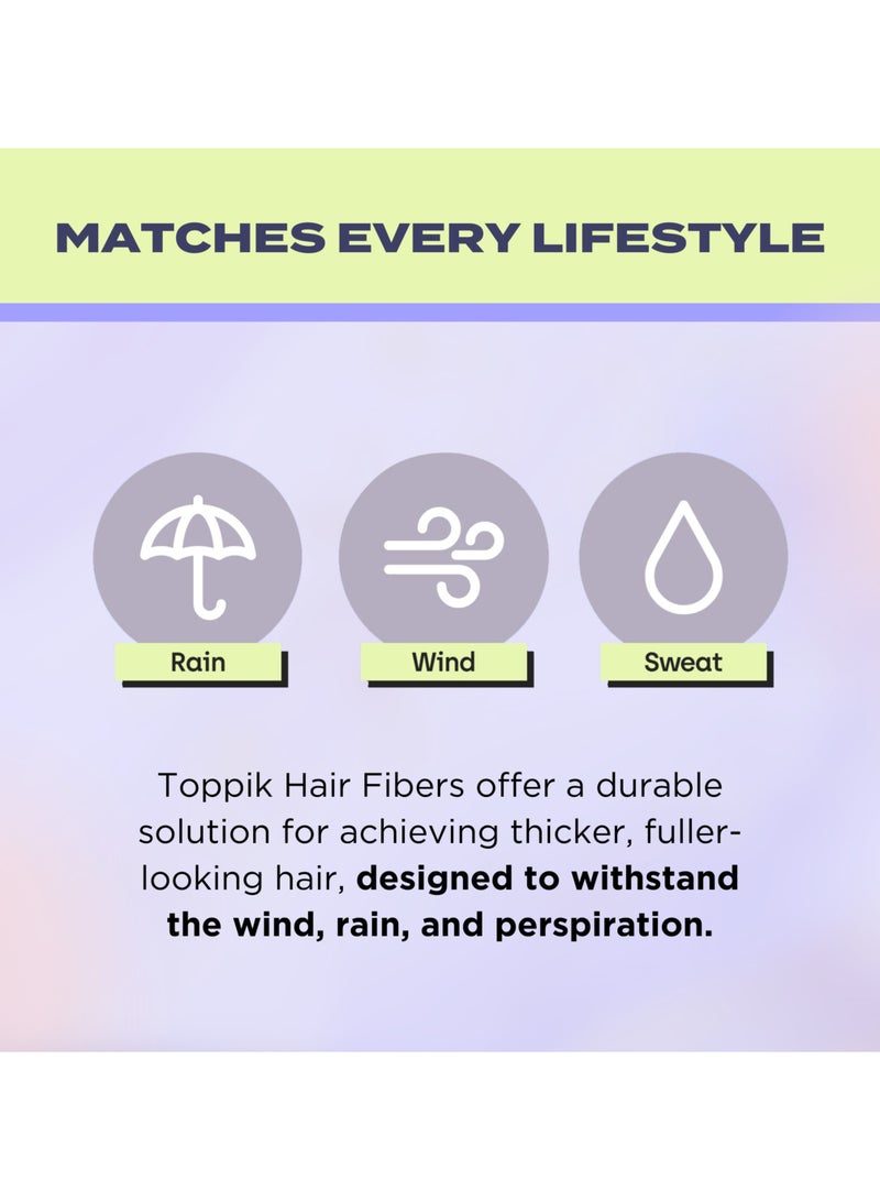 Toppik Hair Building Fibers Instant Hair Concealer for Thinning Hair, Hair Fiber for Men & Women, Texture Powder with Natural Keratin, Long-Lasting Hair Color Dark Brown - 3g - Image 5