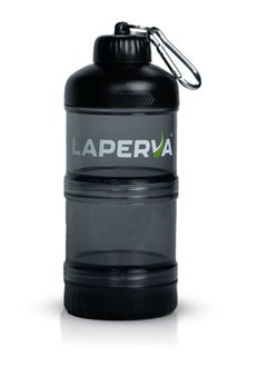 Stack Bottle - Revolutionary Multi-Compartment Shaker For Athletes & Fitness Enthusiasts To Store Supplements & Protein Powders Efficiently