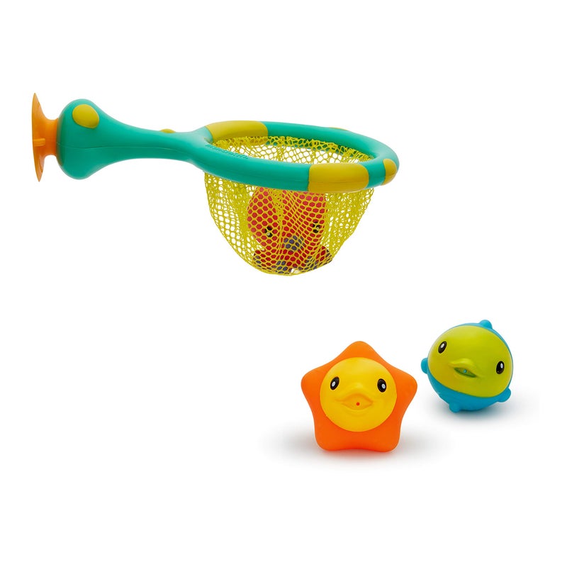 MunchkinÂ® Catch & Score Hoopâ„¢ Basketball Scoop and Toss Baby and Toddler Bath Toy - Image 4