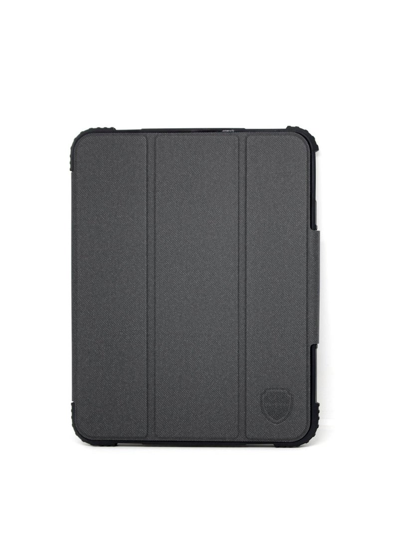 Max & Max Rugged Case For Apple iPad 10.9" 10th Generation Drop Protection/Anti-Slip/Kids Friendly, Pencil Or Crayon Holder, Clear Transparent Back - Black - Image 3
