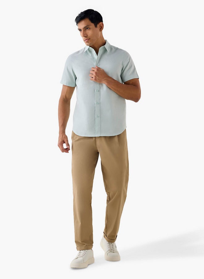 سبلاش فيڤ قميص أكسفورد بقصة عادية وياقة - Image 2