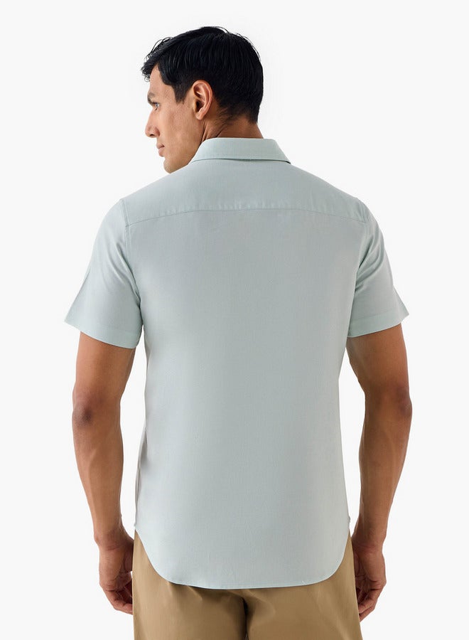 سبلاش فيڤ قميص أكسفورد بقصة عادية وياقة - Image 3