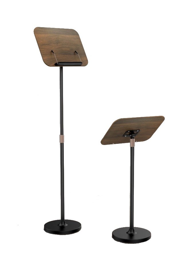 XiuWoo - Quran Stand, Adjustable Reading Holder, Book Stand with Adjustable Height and Angle, Suitable for Qurans, Books, Tablets, Recipes, Cooking, Music, Made of Wood, Stable and Portable Design with Book Clamp - Image 1