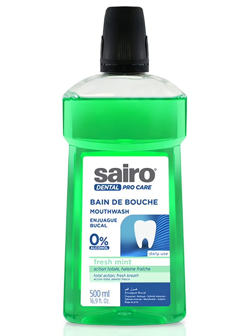 Sairo Mouthwash Refreshing Mint 500ml