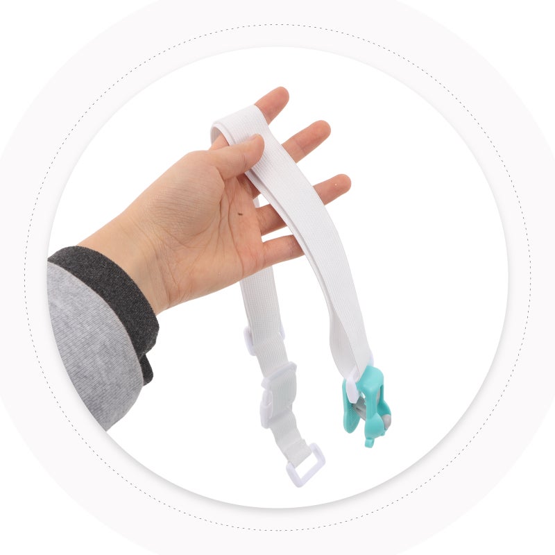4pcs Quilt Fixing Buckle Clips: Bed Sheet Holder Straps - Adjustable Grippers Set For Duvet And Blanket Secure In Nursery Or Bedroom - Image 3
