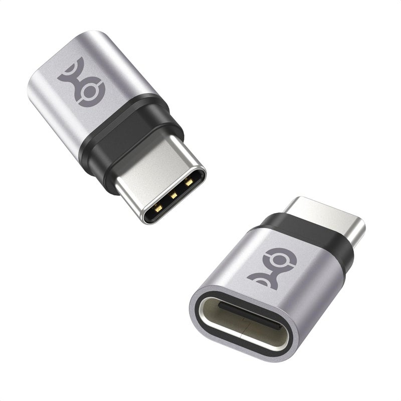 Cable Matters 2-Pack USB C Extender Adapter, Up to [4K@240Hz Video, 240W Charging, 40Gbps Data Transfer], USBC Female to USBC Male Adapter, USB Type C Extender - Image 1