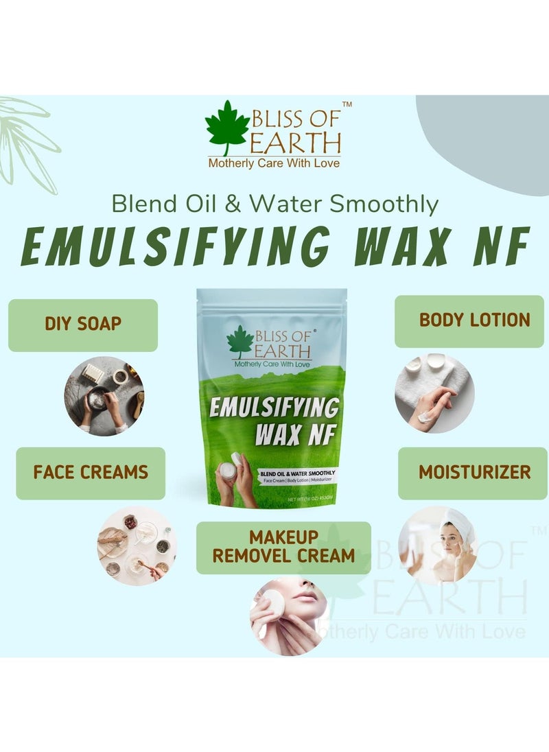BLISS OF EARTH 4oz Emulsifying Wax NF Cosmetic Grade Wax Best for Thickening Soap Lotion Body Moisturizer and DIY Products 113g  - Image 2