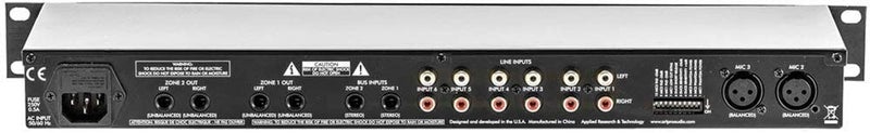ART MX624 6-channel Stereo Mixer with Dual Zone Outputs - Image 2