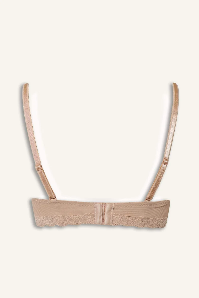ديفاكتو Lace Detail Micro Half Padded Underwired Bra