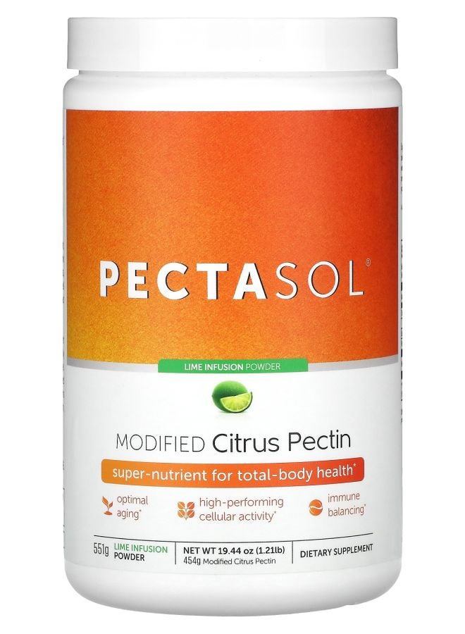 EcoNugenics PectaSol Modified Citrus Pectin Lime Infusion 19.44 oz (1.21 lb)