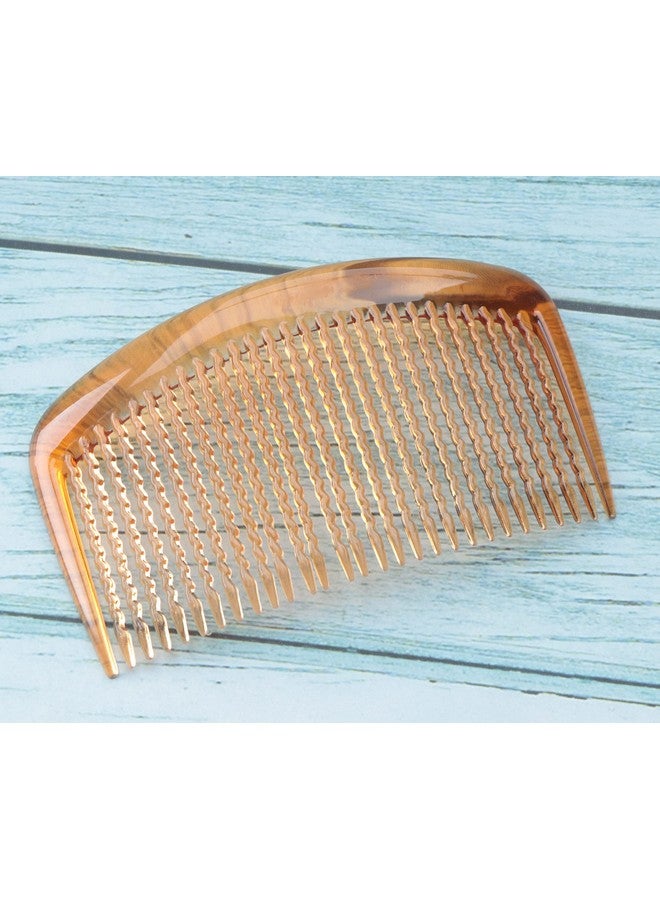 Ruwado 6 Pcs 29 Teeth French Hair Side Comb Vintage Style Coffee Black Brown Plastic Twist Hair Clips Accessories For Women Girls Long Fine Curly Hair Decorative Diy Hair Supplies - Image 5