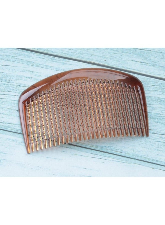 Ruwado 6 Pcs 29 Teeth French Hair Side Comb Vintage Style Coffee Black Brown Plastic Twist Hair Clips Accessories For Women Girls Long Fine Curly Hair Decorative Diy Hair Supplies - Image 4